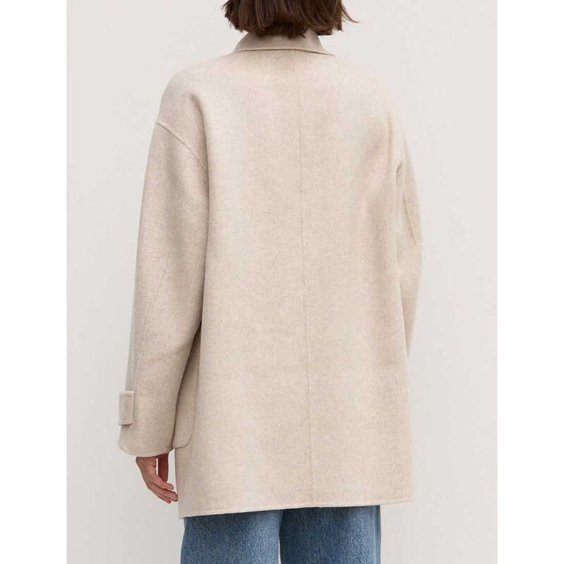 Assembly Label Pierra Wool Coat Oat Marle image number 1